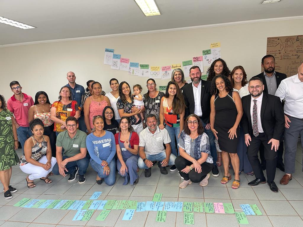 Turma de extensionistas de Brasília e Goiás recebeu a visita do presidente da ANATER.