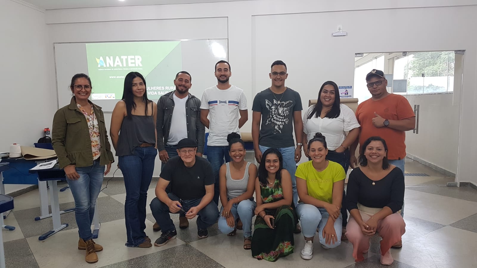 Turma de extensionistas que atuará em Rondônia